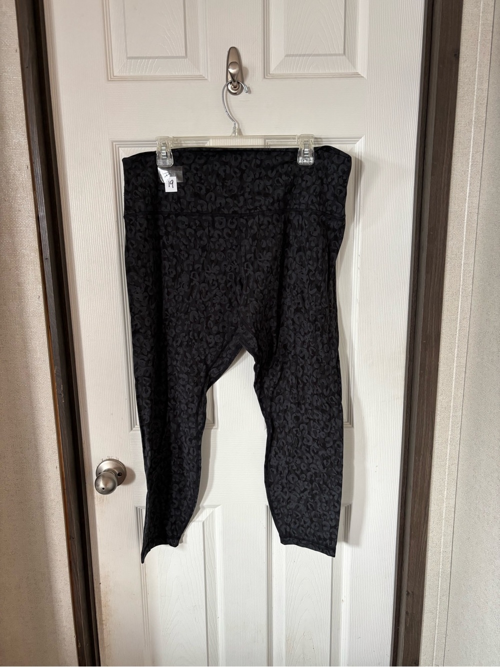 lululemon athletica Black Patterned High-Rise Leggings